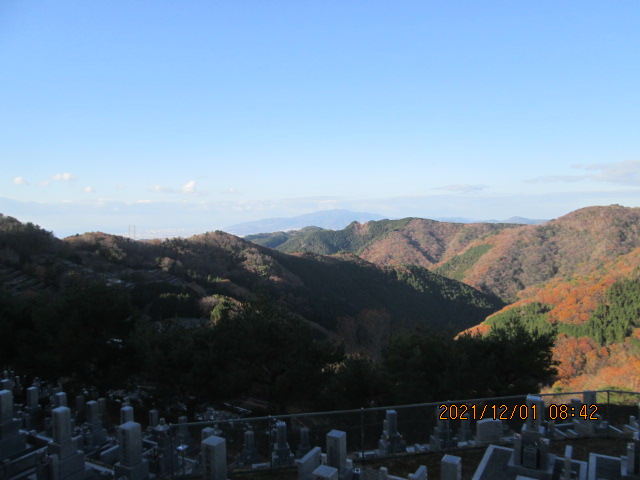 8区4/5番枝道から（南西向き）風景