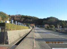 バス通り’（北東向き）北口バス停方向