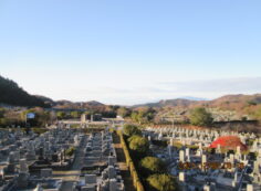 11区7番墓所から（南西向き）風景