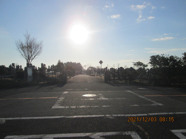 バス通り（東向）1区4/6番墓所入口