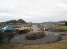 霊園北入り口から風景　