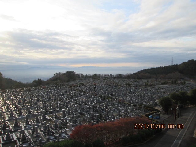 11区1番墓所から（南）風景