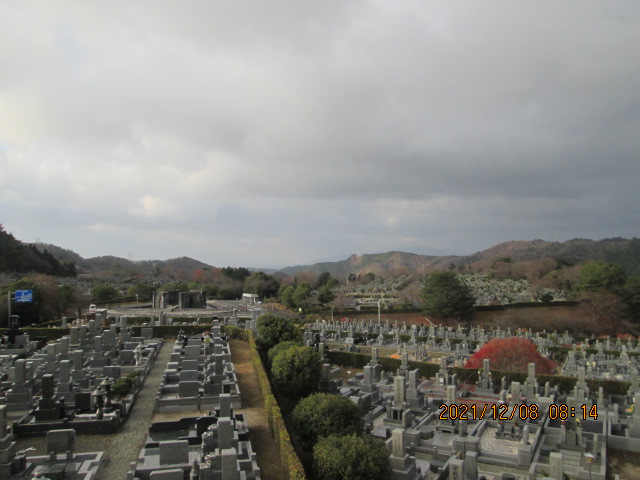 11区7番墓所から（南西向）風景