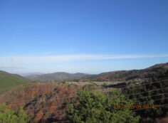 8区4番枝道駐車場からの風景