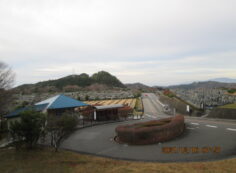 霊園北入り口から風景　