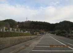 バス通り（北東方向）北口バス停風景