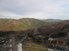 7区3番墓所上段駐車場からの風景
