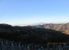 8区4/5番墓所枝道から（南西）風景