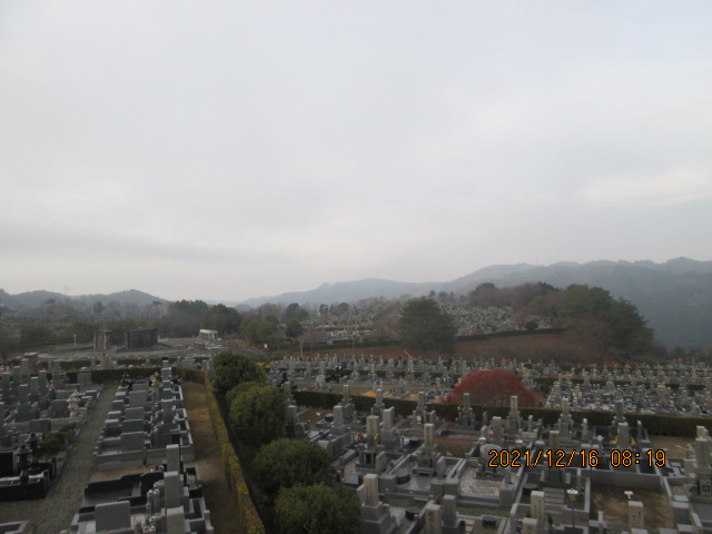 11区7番墓所から（南西方向）