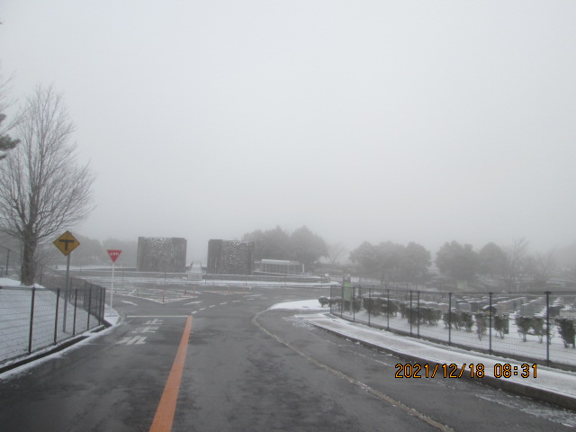 バス通り・モニュメント風景