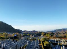 11区7番墓所から（南西方向）