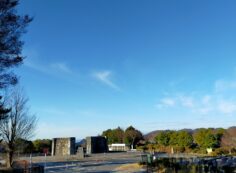 バス通りモニュメント風景