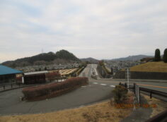 霊園北入り口から風景　