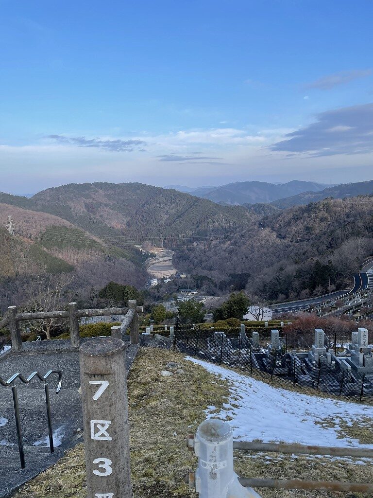 7区3番上段駐車場からの風景②