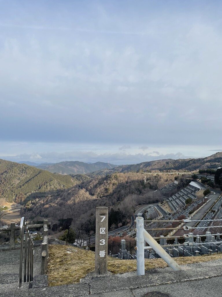 7区3番上段駐車場からの風景