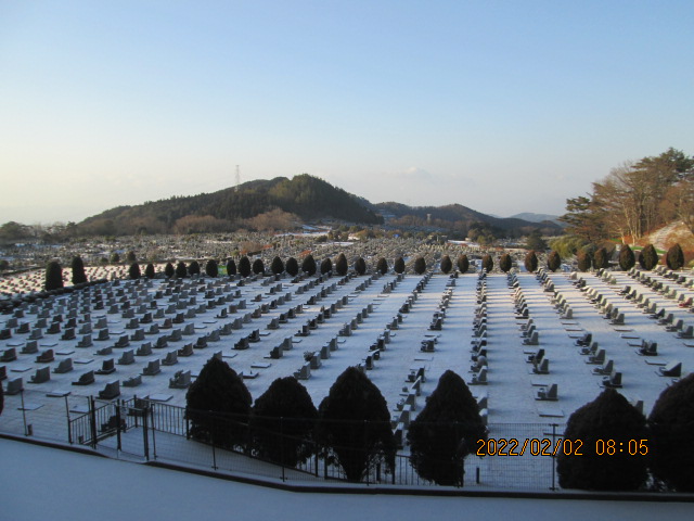 11区2番芝生墓所風景