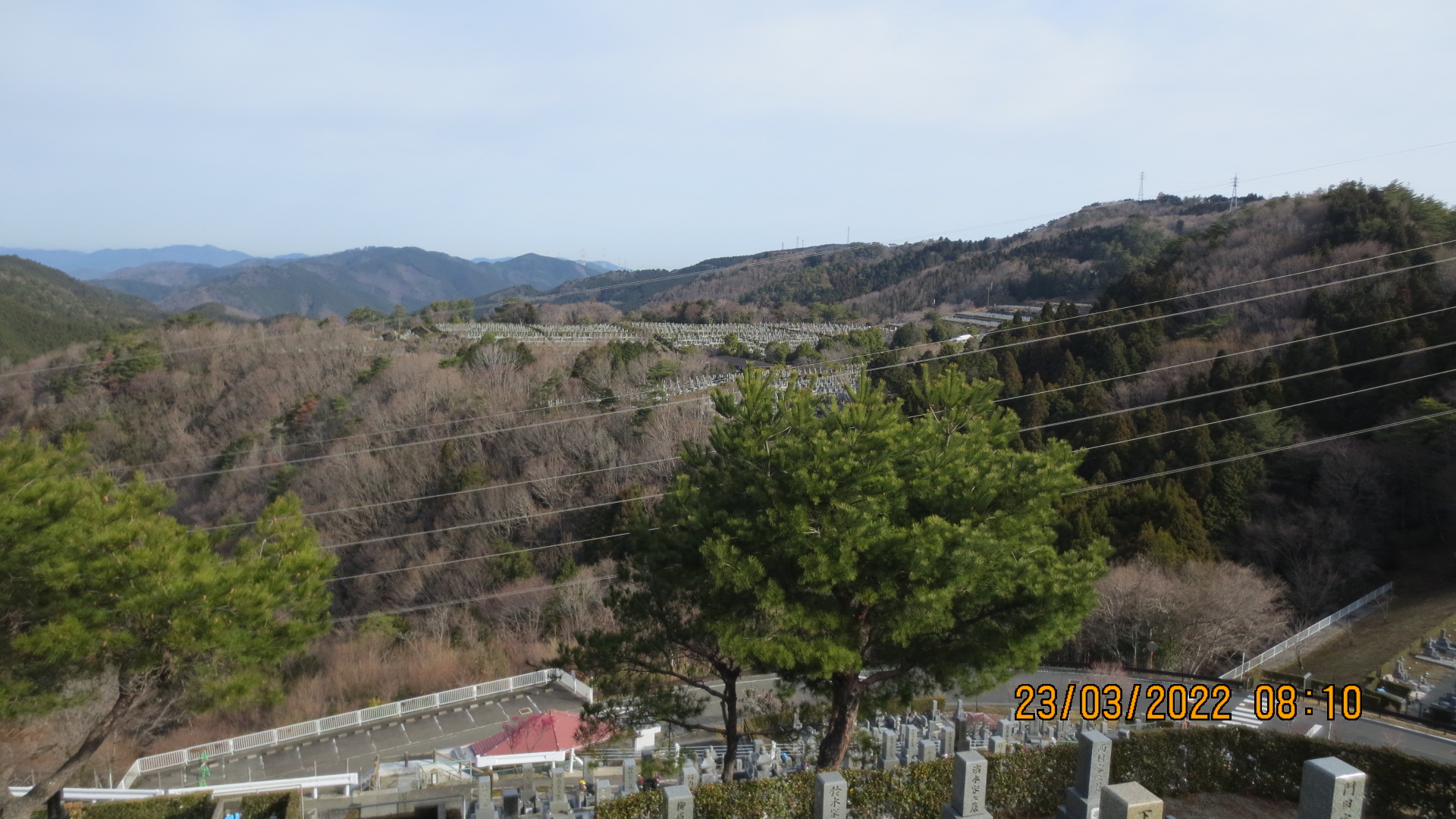 8区4/5番枝道から（北向き）風景