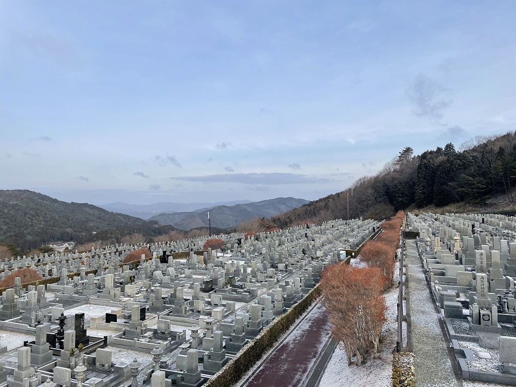 11区7番墓所から（北向）風景