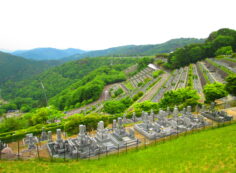 7区3番墓所上段駐車場からの風景