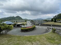 霊園北入り口から風景　