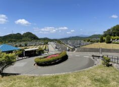 霊園北入り口から風景　