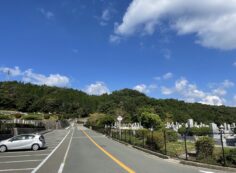 バス通り（北東方向）北口風景