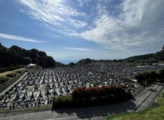 11区1番墓所から（南向き）風景