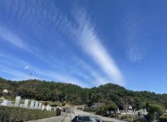 バス通り（北東方向）北口バス停風景