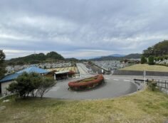 霊園北入り口から風景　