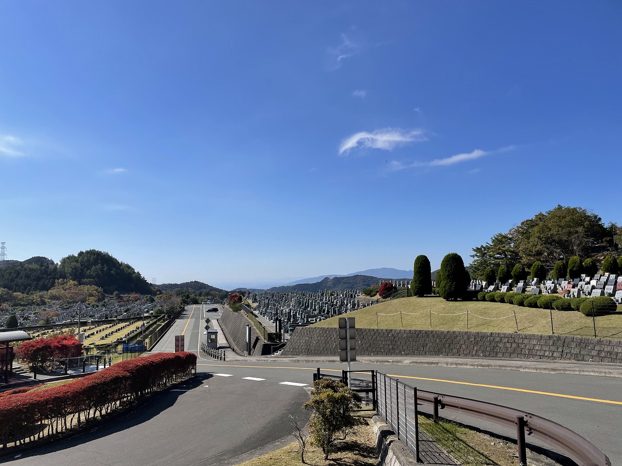 霊園北入り口から風景②　