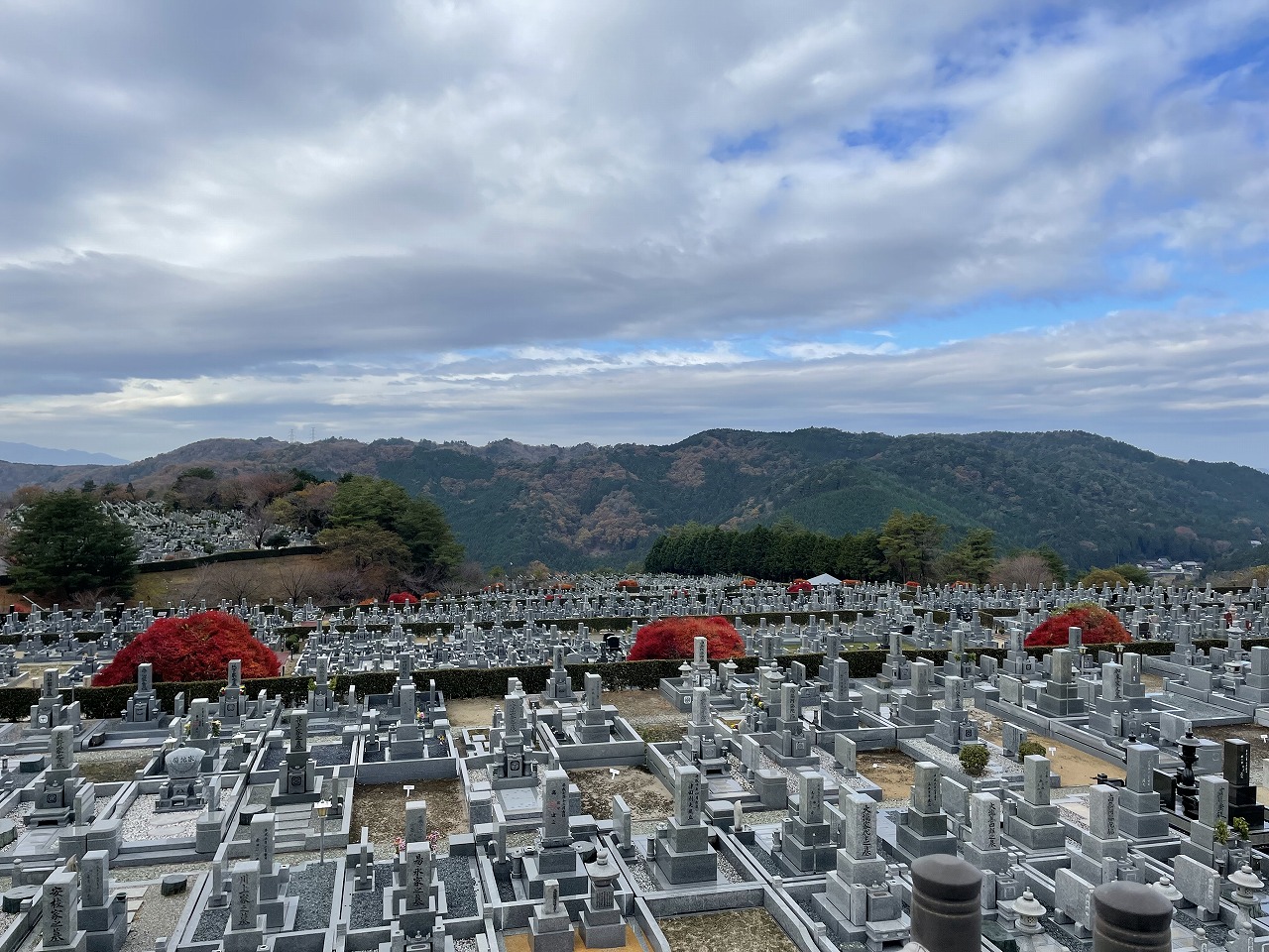 11区7番墓所から（西）風景