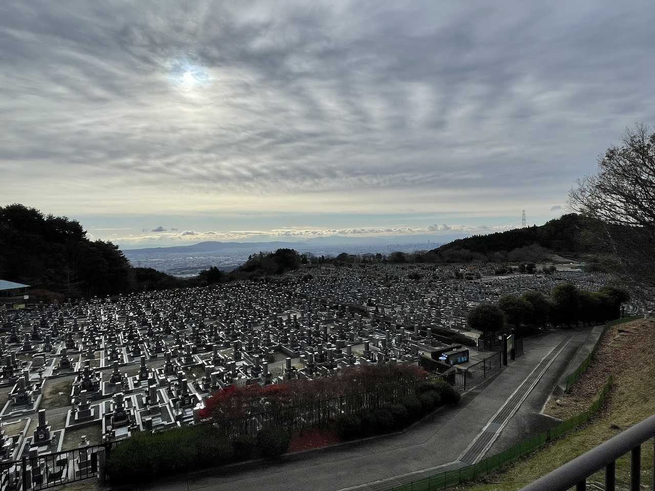 11区1番墓所から（南）風景