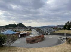 霊園北入り口から風景　