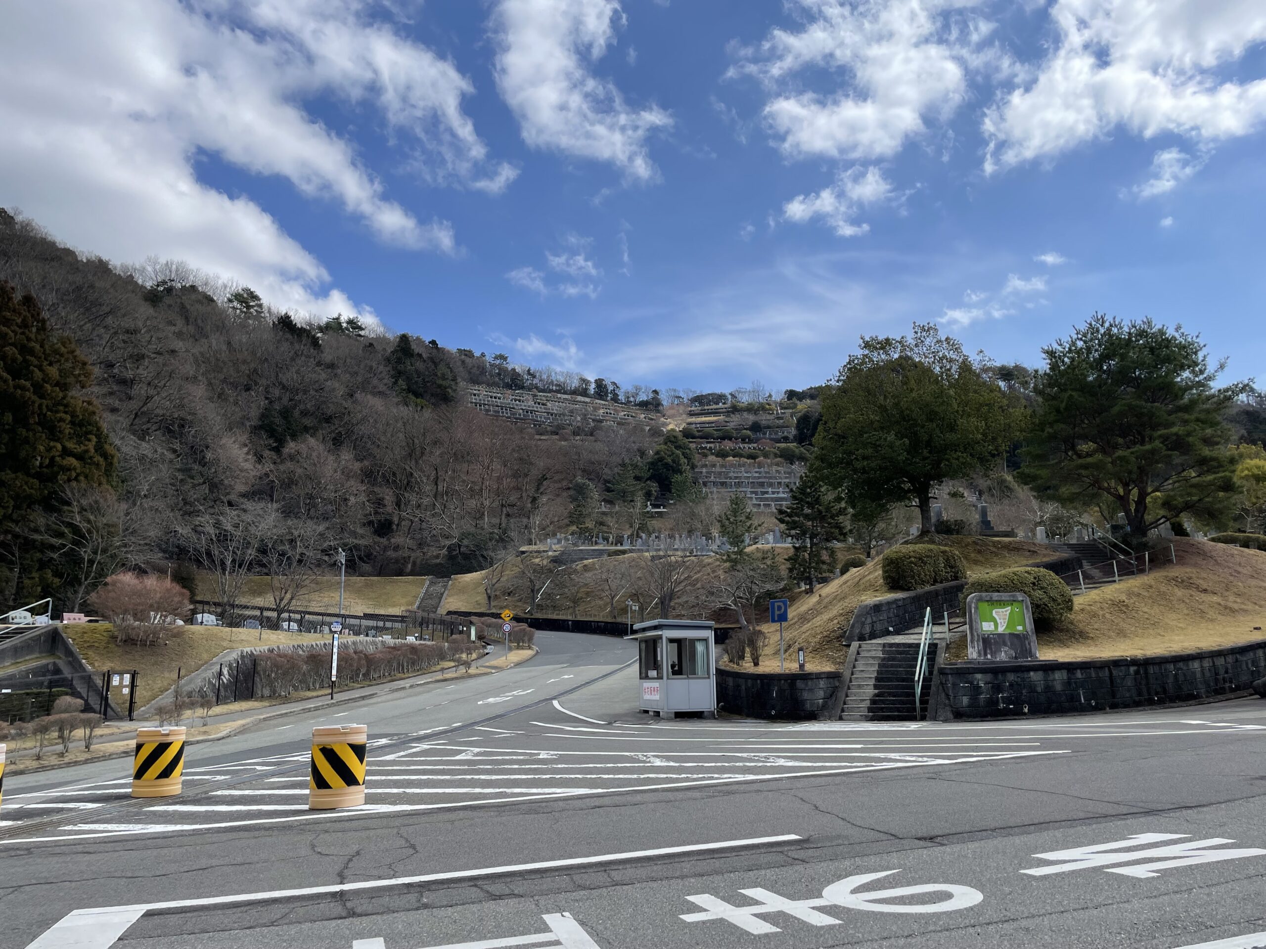 5区バス停からの風景