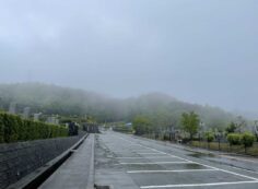 バス通り（北東方向）北口風景