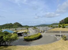 霊園北入り口から風景　