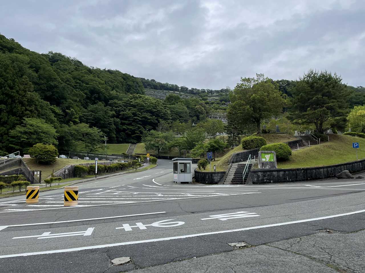 5区バス停からの風景