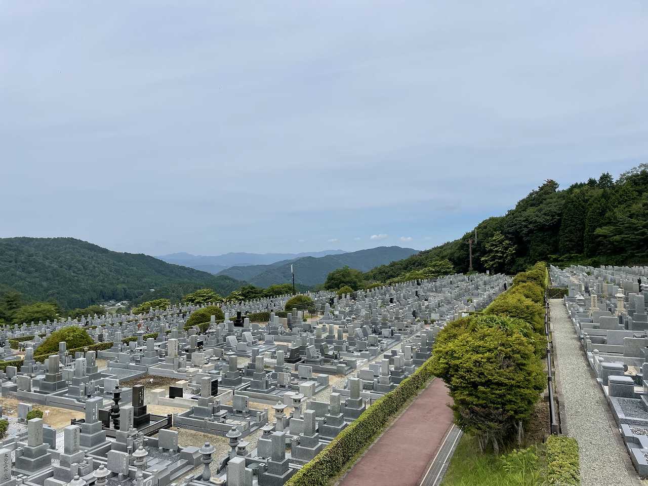 11区7番墓所から（北）風景