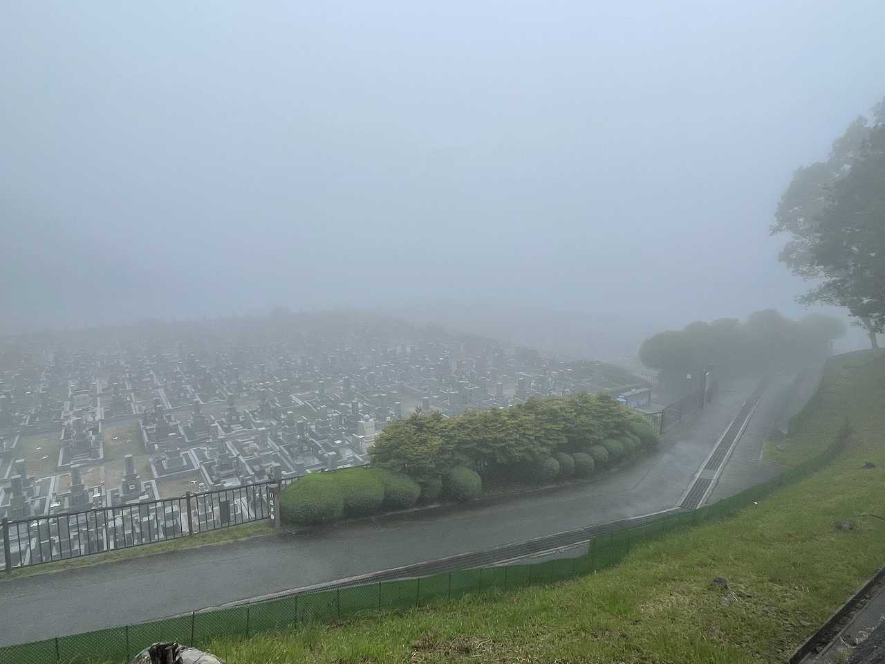 11区1番墓所から（南方向）風景