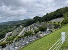 7区3番墓所上段駐車場からの風景①