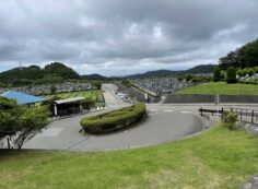 霊園北入り口からの風景