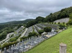 7区3番墓所上段駐車場からの風景①