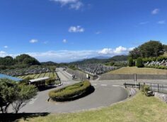 霊園北入り口から風景　