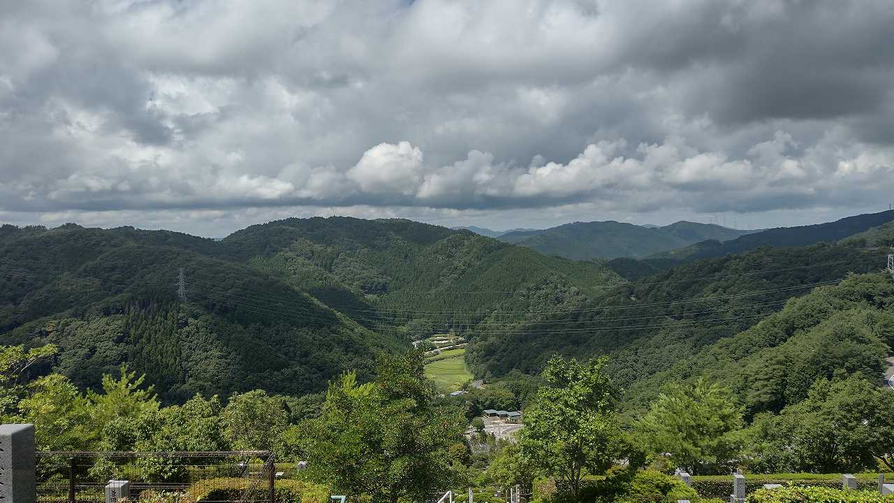 7区3番階段墓所からの風景②