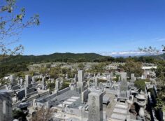 2区墓所からの風景①