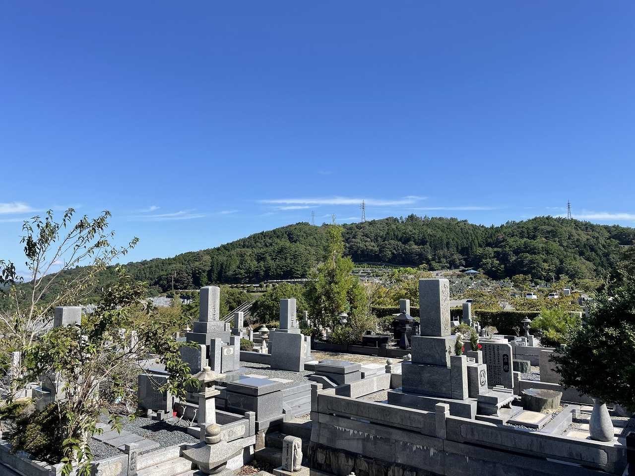 2区墓所からの風景③