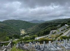 7区3番墓所上段駐車場からの風景②