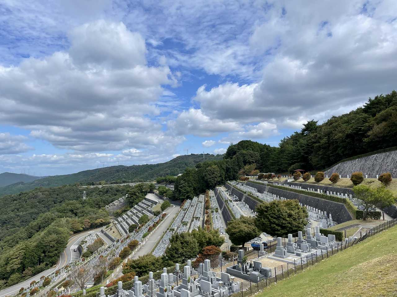 7区3番上段駐車場からの風景