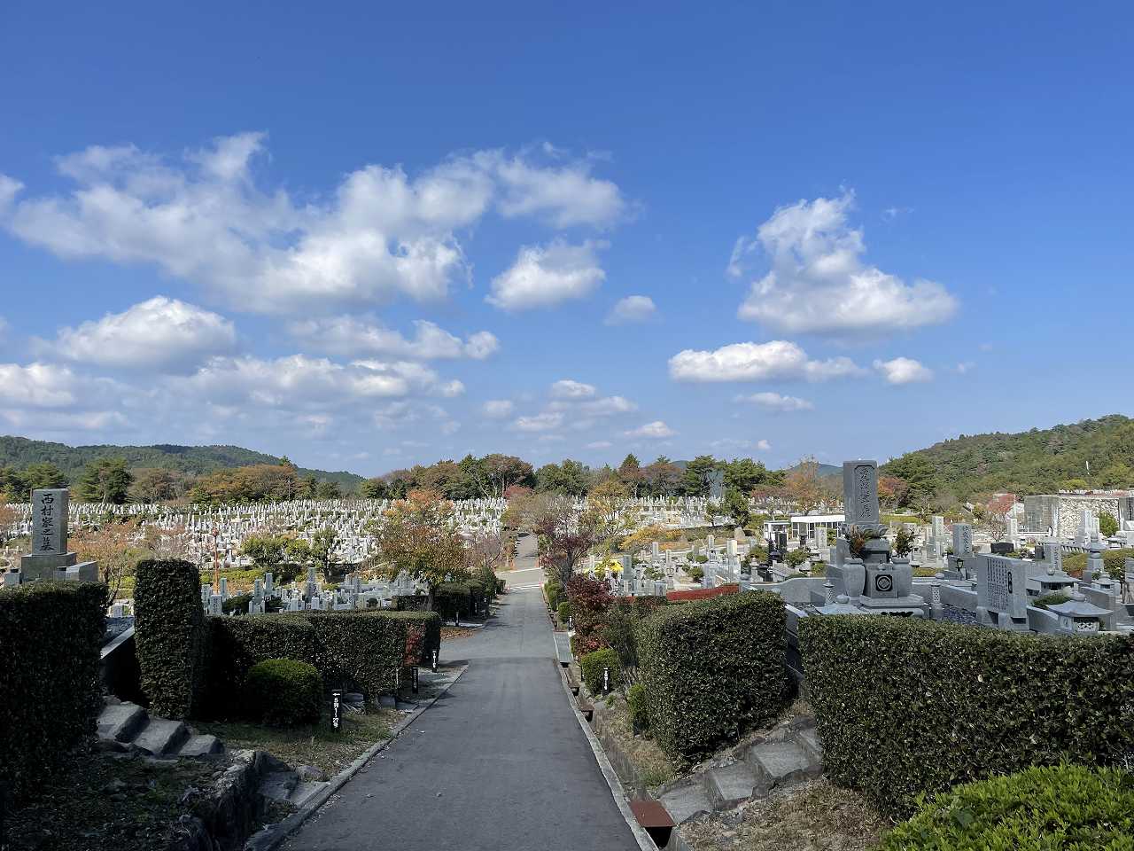 2区2番墓所からの風景