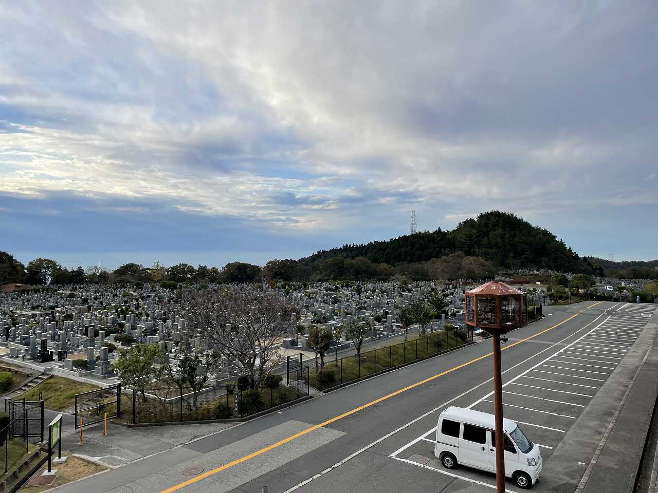 11区2番墓所から（南）風景